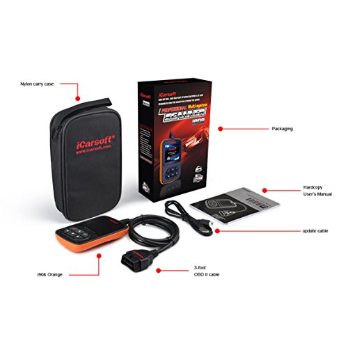 iCarsoft i908 Compatible for AUDI SEAT SKODA OBD2 Engine Vehicle Diagnostic Tool Code Fault Multi-System OBD-II Scanner - Thumbnail 4