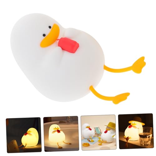 Lámpara de mesa noche con luz LED recargable y silicona miniatura 7