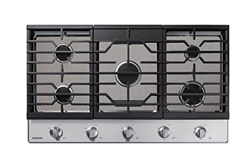 CookTop Protector for General Electric GE Gas CookTop, Custom Fit Ultra Thin Reusable Burner Splatter Spill Guard Protective Cover Liner in Silver - CGP70302NS1