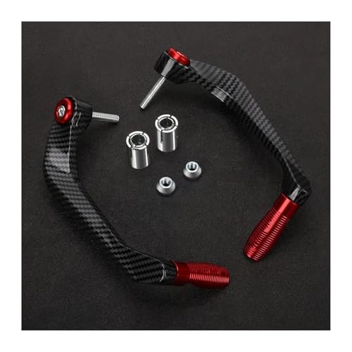 XUXRHMEAN Für Y&AMAHA MT-125 MT125 MT 125 2017–2024 Motorrad-Handprotektoren Motorrad Lenker Griffschutz Schild(Rot)