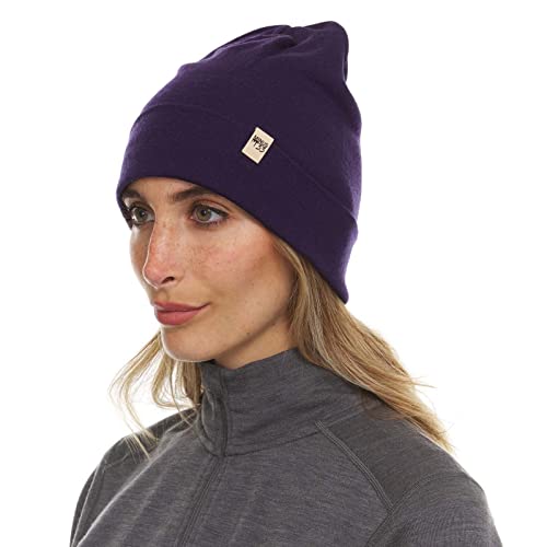 Image of 100% Merino Wool Cuff Beanie - Warm Winter Hat - Novelty Beanie - Toque