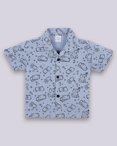 Image of 3BROS Baby Boys & Baby Girls Pure Cotton Clothing Set Casual Half Sleeves Shirt with Shorts Set For Boys & Girls