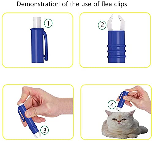 PKQTOP Zeckenentferner Set Für Hunde Katze,Zeckenzange Set 3er Pack, Zeckenentfernung In Sekunden,Sicherer Zeckenpinzette für Menschen und Tier