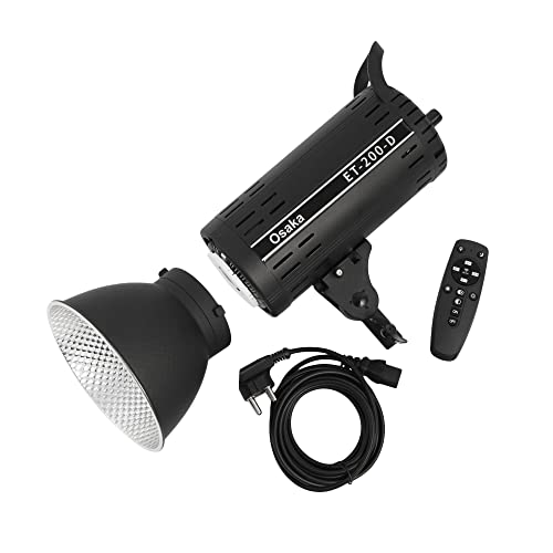 Image of Osaka ET 200D Dual Color (Warm + White) 3200K-5600K Includes 9FT Light Stand Continuous Video Light with Bowens for YouTube Video Recording, Wedding, Outdoor Shooting (Remote Included)