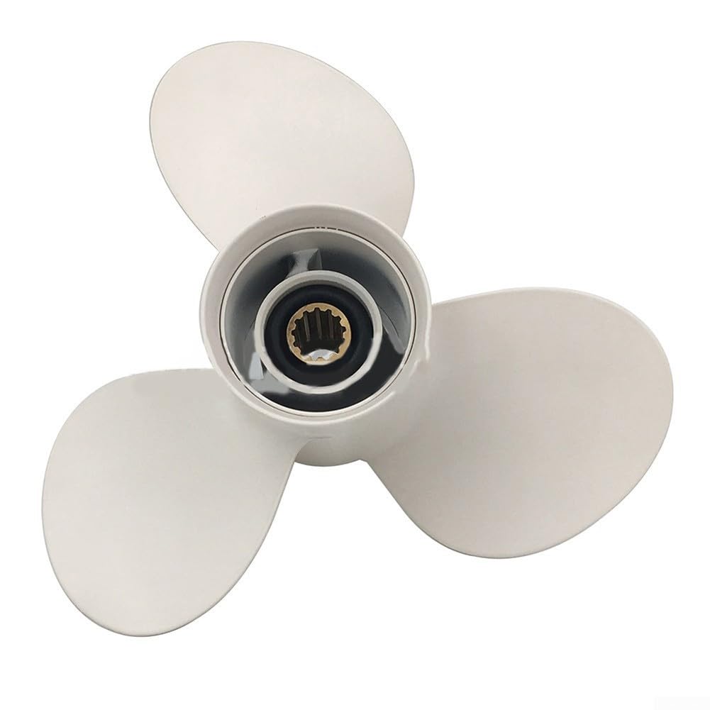 Elica fuoribordo 11-1/8" x 13" 3-Blade Alluminio per Yamaha 40-50HP (1984-2002) F50TLRZ/C40TLRY/E48MLHW Motori