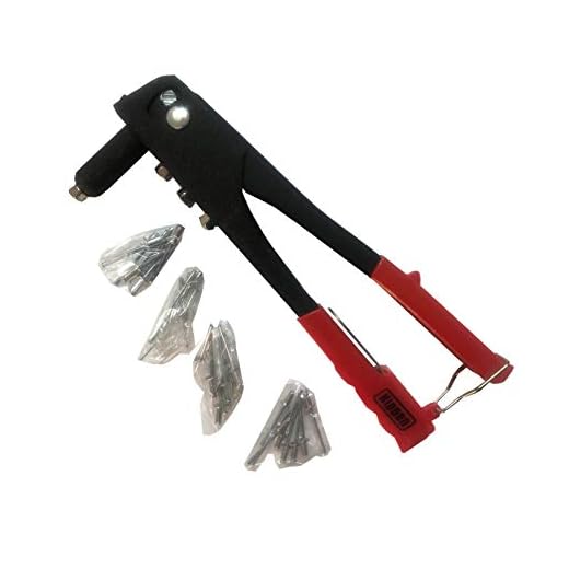 KIPPEN 1029 1029 - Remachadora manual de metal con remaches surtidos