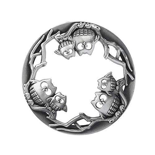 DGQ Jar Candle Topper - Owl Shape Metal Candle Topper Jar Candle Accessories Candles Shades Sleeves Cover Top Lid