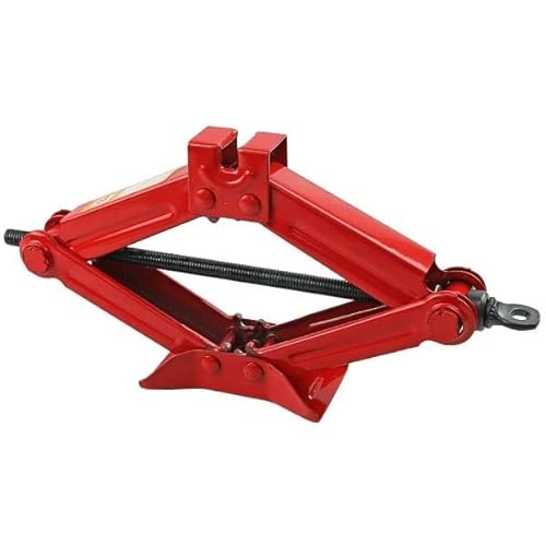 Bullsarmor Steel Scissor Car Jack (Lifting Height Range: 3.8 – 15.4 Inches) 2-Ton Heavy-Duty Collapsible Low Profile With Hand Crank For Car Sedan Suv Mpv Tire Changing #TOP2