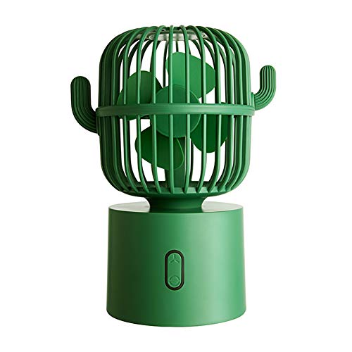 Ventilateur de refroidissement portable vert 3 vitesses USB