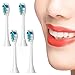 Têtes de Brosse de Rechange pour Philips 4 pièces Brossettes De Rechange,Tête de brosse à dents électrique,Convient aux brosses à dents électriques commençant par les séries Philips HX3/HX6/HX8/HX9