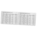 Tabla de conversión profesional: con una mano de obra excelente y fina, esta medida equivalente puede garantizar su durabilidad y practicidad, tabla de medidas de acero inoxidable