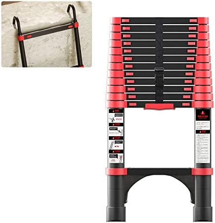 Amazon.co.jp: 伸縮はしご 最長3.8m (20.8 ft) 耐荷重150kg 直角 