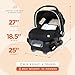 Baby Trend Ally Newborn Baby Infant Car Seat Carrier Travel System with Harness and Extra Cozy Cover for Babies up to 35 Pounds, 2 Pack, Khaki