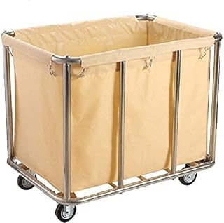 Dental Hospital Cart with Wheels, Heavy Duty Cleaning Collector Service Trolley for Hotel Room/Beige/90 * 64 * 78Cm, Beige, 90 * 64 * 78Cm (Beige 90 * 64 * 78Cm)
