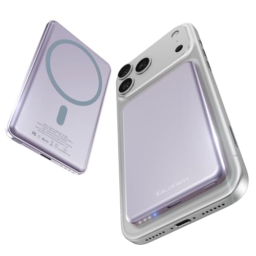 [0.3" Ultra Slim] [Alloy-Made] ULiXWH for Magsafe Portable Charger iPhone