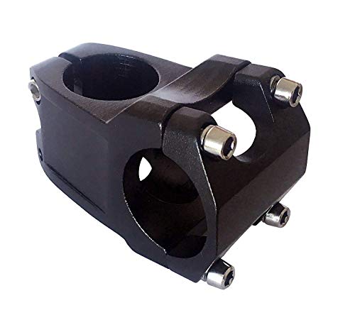 DEERU Bike Stem 31.8 Ã— 40mm 7 Degree Mountain Bike Stem Bicycle Handlebar Stem Suitable for BMX MTB Road Bike (Aluminum Alloy) (Black)