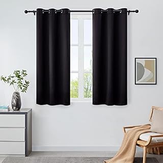 Lifewit Blackout Curtains for Bedroom, Thermal Insulated Room Darkening Curtains for Living Room, Set of 2 Panels (46x54 inch, Beige)