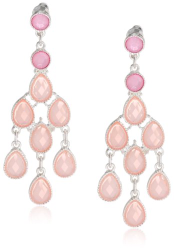 Amazon Collection Pastel Lucite Chandelier Earrings