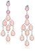 Pastel Lucite Chandelier Earrings