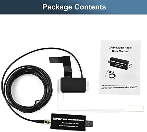 Camecho Car DAB DAB+ Digital Radio Receiver European Car DAB Radio Adapter for Android Car Stereo USB Connection