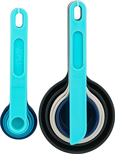 Set de mesure Trudeau 11 tailles bleu pour doser les ingrédients