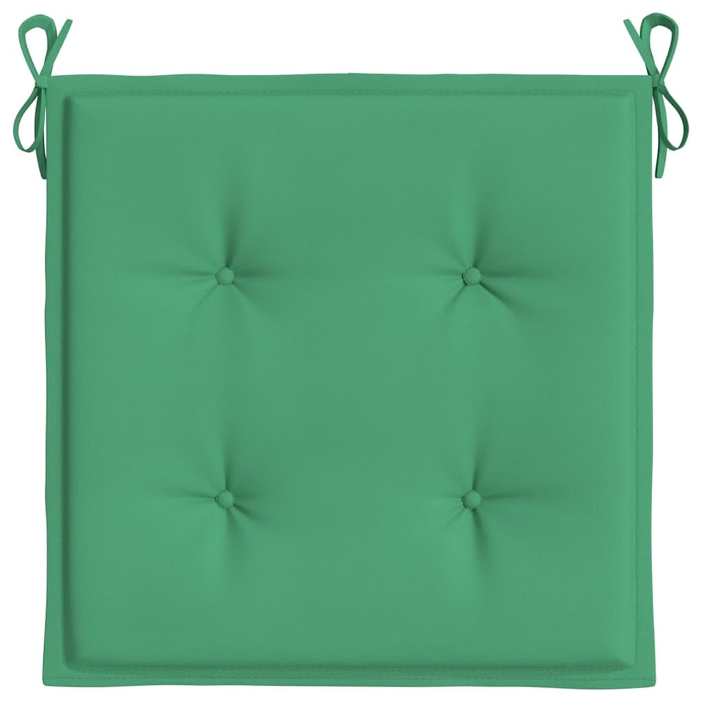 Set di 2 cuscini per sedia da giardino, 50 x 50 x 4 cm, in tessuto Oxford, resistenti alle intemperie, comodi cuscini per mobili da giardino, balcone, terrazza, sala da pranzo, soggiorno