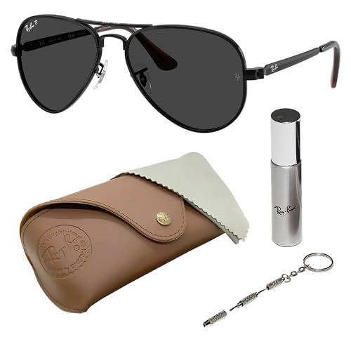 Ray-Ban RB3925 AVIATOR MAX Pilot Shaped Sunglasses for Men & Women with Official RAYBAN Eyewear Kit