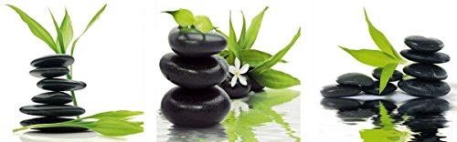 Platin Art Peel n'Stick Prints Wall Decals, Feng Shui Balance in Green