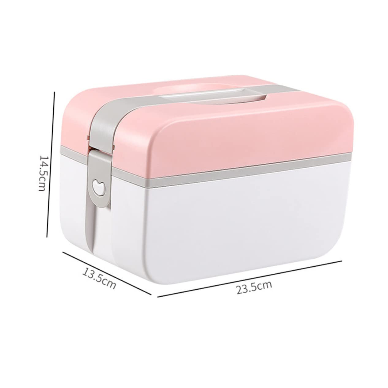 FRCOLOR Boîte De Rangement Médicale Organiseur De Trousse De Soins Étui Verrouillable Pour Le Stockage Des