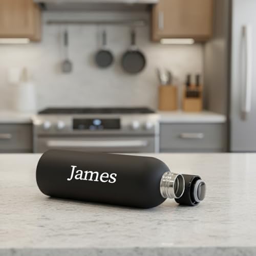 Image of Personalized Name & Charm On Diary Pen & Bottle 3pcs Combo Gift Set for Men & Women Customized Corporate Office Farewell Birthday Gift for Employees Corporate Gift for Clients, Combo Gift Set For Family and Friends (Black)