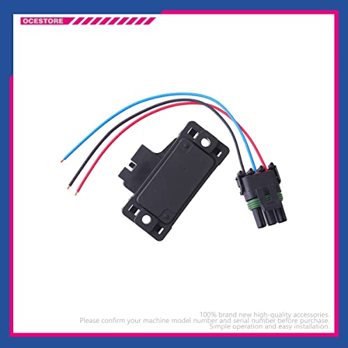 OCESTORE 3Bar 85107279 Manifold Absolute Pressure Map Sensor 3 Bar 12219935 Connector Pigtail Plug Wire 12223861 Compatible with Tahoe Yukon Malibu C1500 Camaro 28182633 Turbo Boost 16040749