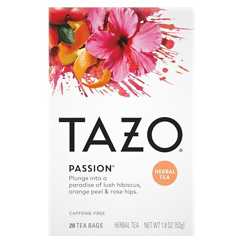 Tazo 11011960 Tea Bags, Iced Or Hot, Passion Herbal Tea thumb #1