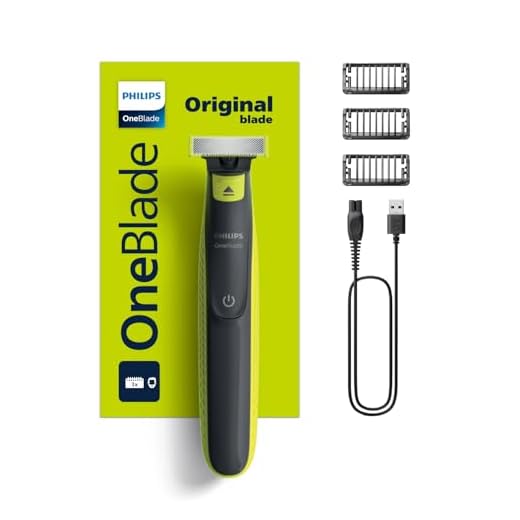 Regolabarba - PHILIPS - Oneblade QP2724/10 - 3 accessori (1 / 3 / 5 mm) inclusi - senza fili ricaricabile - Verde / Nero