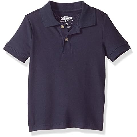 OshKosh B'Gosh Boys' Blue Knit Polo Henley Cover