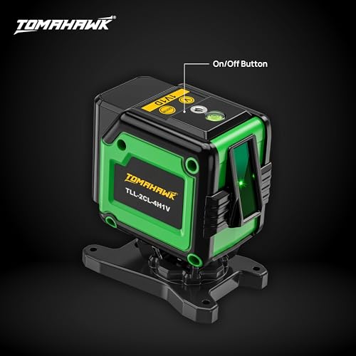 Image of Tomahawk TLL-2CL-4H1V Laser Level | 30m (98 feet) | 5-Line | Laser Level for Home, Workshop & Professional Use