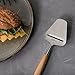 Boska cheese slicer Amigo/Slicer for mature and aged cheese/Ergonomic handle/Stainless steel/Beech wood/Non-stick thanks to BSF treatment/Also for slicing vegetables