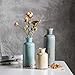 CwlwGO- Ceramic Vase Set of 3, Small Flower Vases for Home Decoration, Modern Farmhouse Decor, Living Room Kitchen Table Centerpieces, Shelf, Mantel, Fireplace and Entrance Decorations-Multicolor.