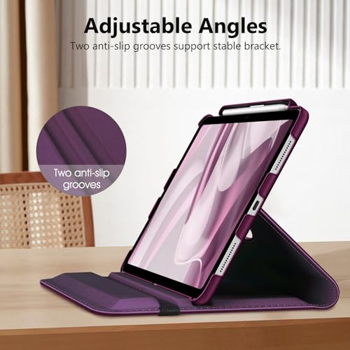 Fintie, drehbare Schutzhülle für iPad Pro 11 Zoll (27,9 cm) (M5) 2025/2024 (M4), eingebauter Stifthalter, 360°-schwenkbar… – Ansicht 7