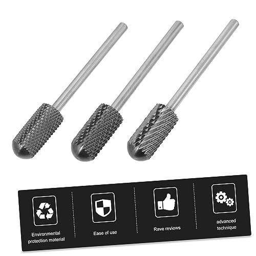 Embouts de lime à ongles multifonctions trois grains pour une pédicure réussie