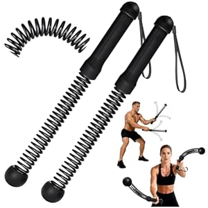 New Upgrade Battle Ropes for Home Gym,Weighted Ropeless Battle Ropes Quiet Cordless Training Rope Fitness Equipment for Women and Men Portable Strength Building for Gym Home Office Outdoors Exercise