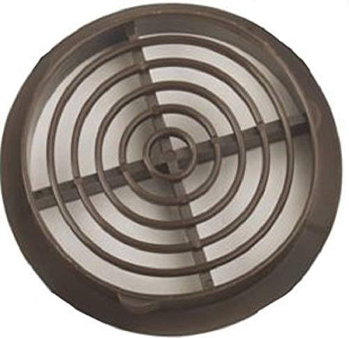 Grille d'aération marron 100mm soffit louvre lot de 48 pour ventilation maison