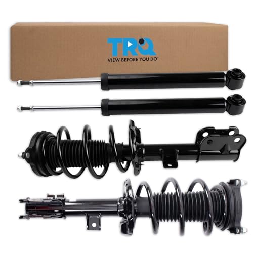 Image of TRQ Front and Rear Complete Strut Assembly & Shock Absorber Kit Complete Strut & Coil Spring Assembly Compatible with 2016-2020 Kia Sorento
