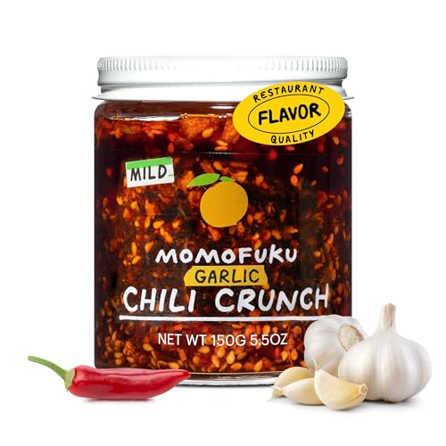 Momofuku Mild Garlic Chili Crunch by David Chang, (5.5 Ounces),
