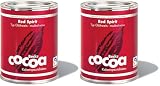 Becks cocoa™ Red Spirit Glühkakao – Winterliche Trinkschokolade mit Zimt, Orange & Kardamom – Fairtrade Kakaopulver – Ideal für Heiße Schokolade, 250 g (Packung mit 2)