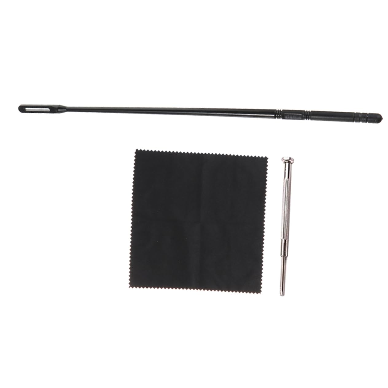 CIMAXIC Sax Flute Clarinet Cleaning Kit 3pc Set Sax Flue Screwdriver Cleaning Cloth Rod Wind Instrument Supplies