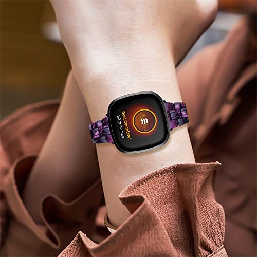 Kompatibel f&uuml;r Fitbit Versa/ Versa2/ Versa Lite/ Versa3/Sense Smartwatch, leicht, verstellbar, aus Kunstharz, Versa/Versa2/Versa Lite