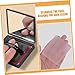 LIFKOME 2sets Oil Absorbing Paper Sheets with Mirror Case and Puff for Oily Skin of Makeup Oil Control Sheets for Quick Touch-ups and