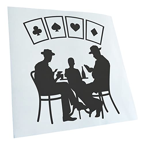 Kiwistar - Autocollant - pour jeu de cartes - gris foncé - G30 - Pour voitures, vélos, véhicules, motos, cyclomoteurs, tuning, vitres arrière