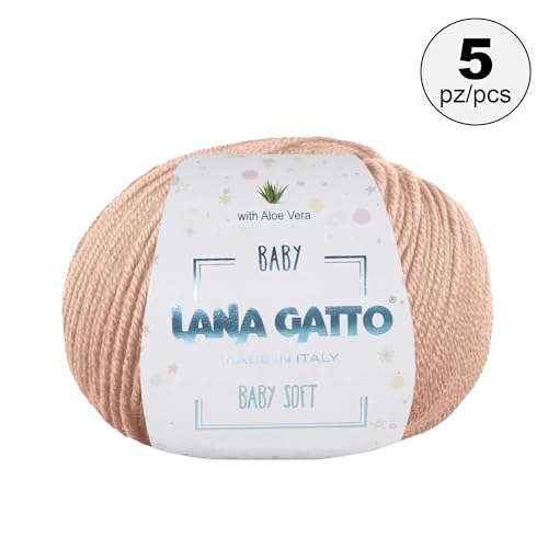 Baby Soft Yarns for Crocheting and Knitting 100% Merino Wool Treated with Aloe Vera - Image 2