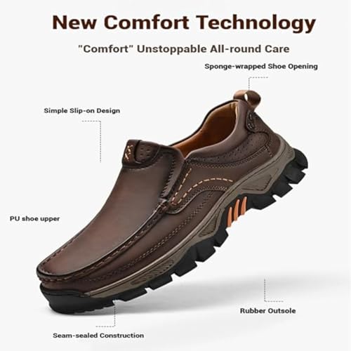 Enjerr Orthopedic Balance Shoes Men for Balance, Men's Arch Support Orthopedic Loafers,Suitable for Leisure4
